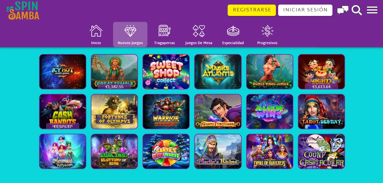 Spin Samba casino online